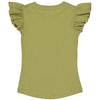 Meisjes Shortsleeve BELIZEQS241 van Quapi in de kleur Cedar Green in maat 122-128.