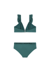 Shiwi Girls BELLA bikini set shiny Green Botanic