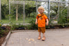 Jongens Shortsleeve BENNEQS242 van Quapi in de kleur Orange in maat 122-128.