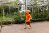Jongens Shortsleeve BENNEQS242 van Quapi in de kleur Orange in maat 122-128.
