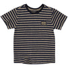 Jongens Shortsleeve BENTQS242 van Quapi in de kleur AOP Blue Stripe in maat 122-128.