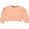 Meisjes Cropped Sweater BERNICEQS241 van Quapi in de kleur Salmon in maat 122-128.