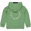 Jongens Hooded sweater BERTQS241 van Quapi in de kleur Green in maat 122-128.