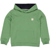 Jongens Hooded sweater BERTQS241 van Quapi in de kleur Green in maat 122-128.