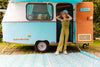 Meisjes Jumpsuit BESSQS242 van Quapi in de kleur Cedar Green in maat 122-128.