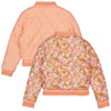 Meisjes Jacket BETTEQS241 van Quapi in de kleur Salmon in maat 122-128.