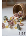 BIBS - Boheme speen in 2 stuks verpakking Ivory/Blossom - Bubbles & Bo