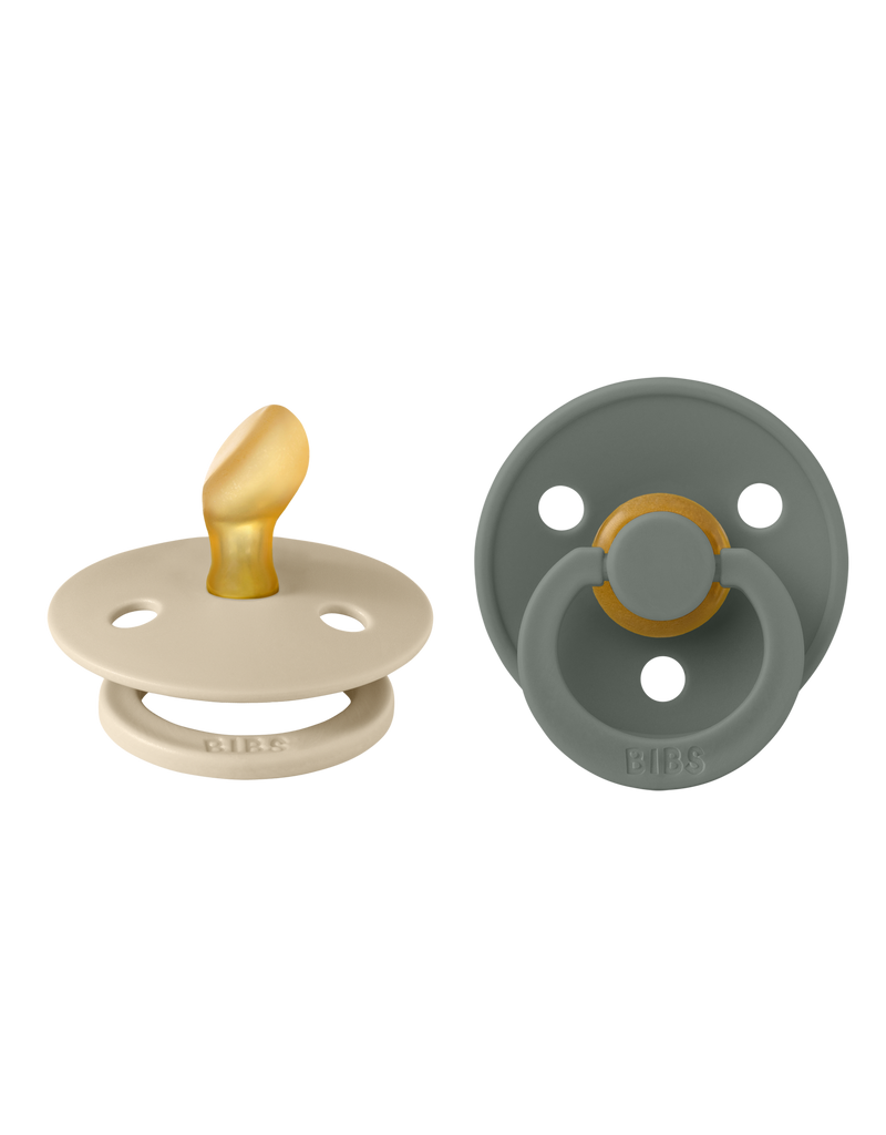 BIBS - Colour speen in 2 stuks verpakking ANATOMIC Vanilla / Pine - Bubbles & Bo