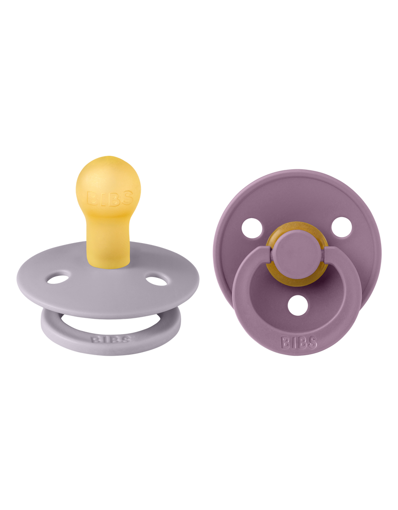 BIBS - Colour speen in 2 stuks verpakking Fossil Grey / Mauve - Bubbles & Bo