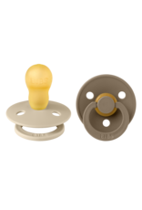 BIBS - Colour speen in 2 stuks verpakking Vanilla /Dark Oak