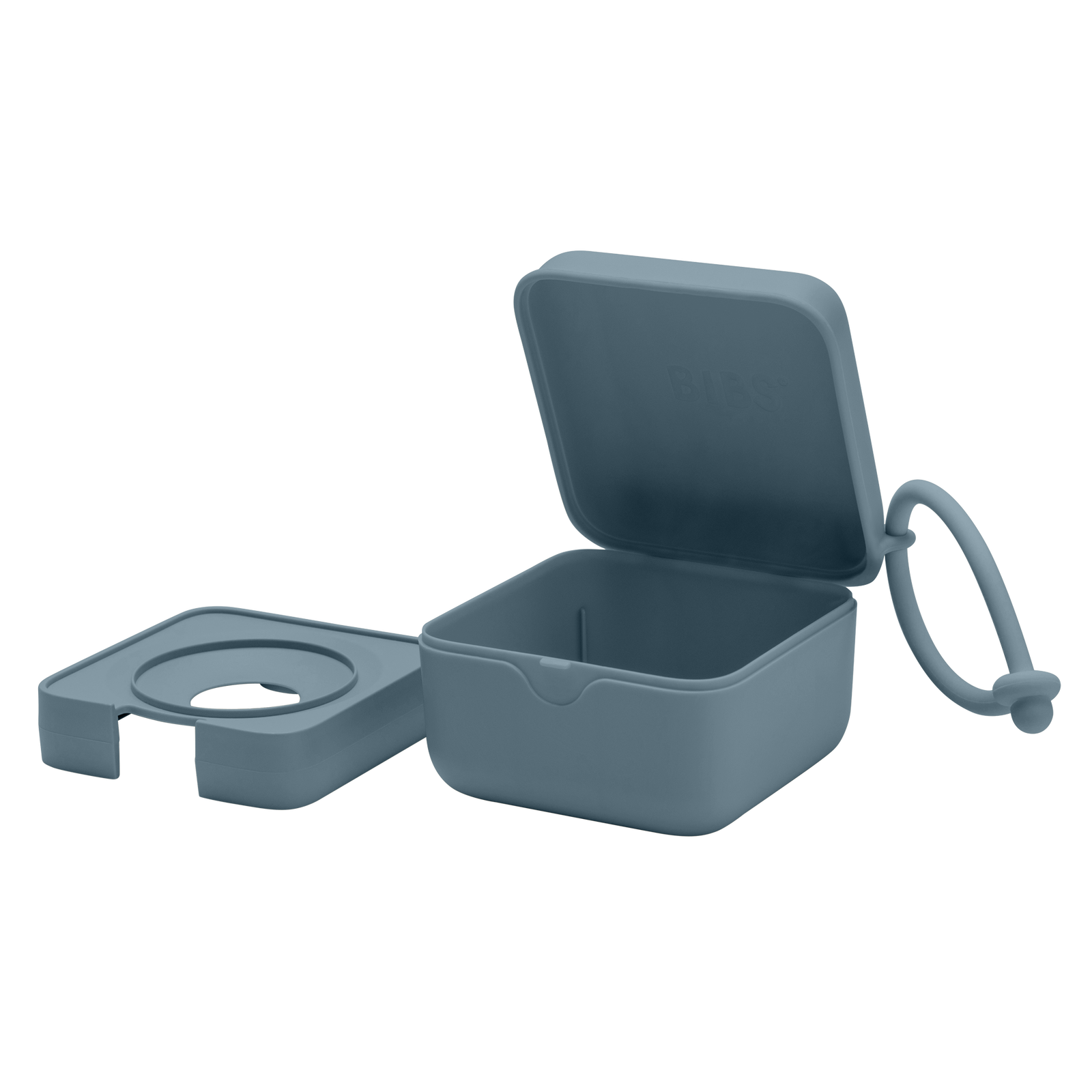 BIBS - Pacifier Box Petrol - Bubbles & Bo