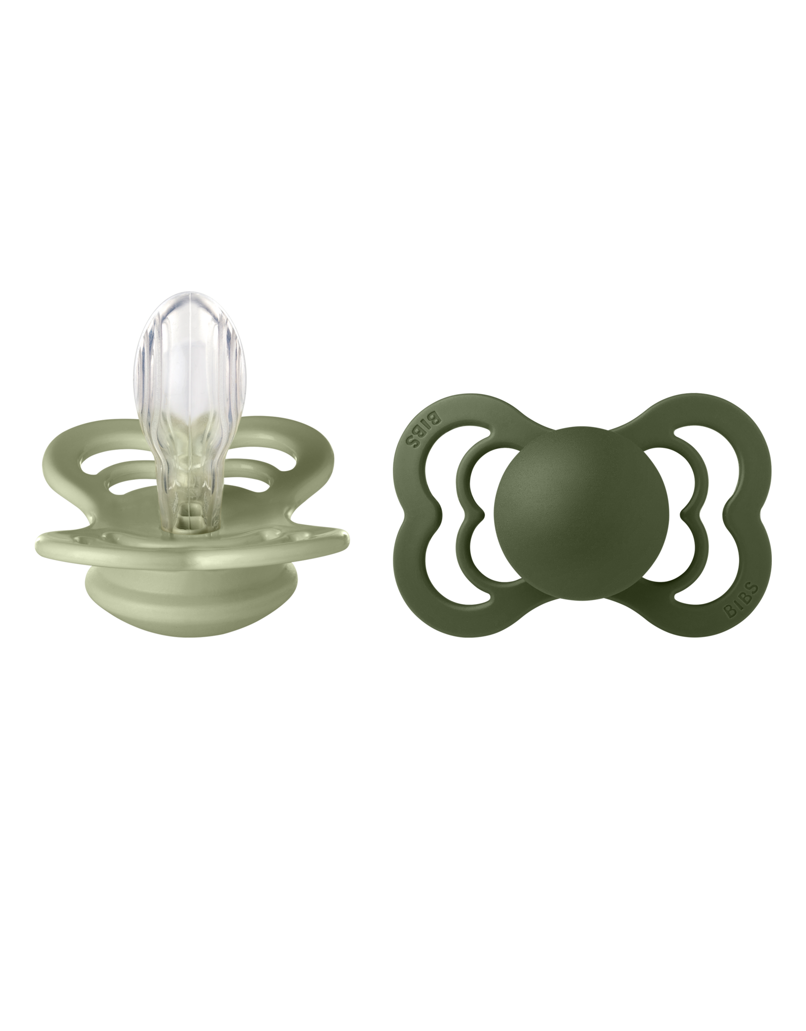 BIBS - Supreme 2-pack Sage/Hunter Green - latex - Bubbles & Bo