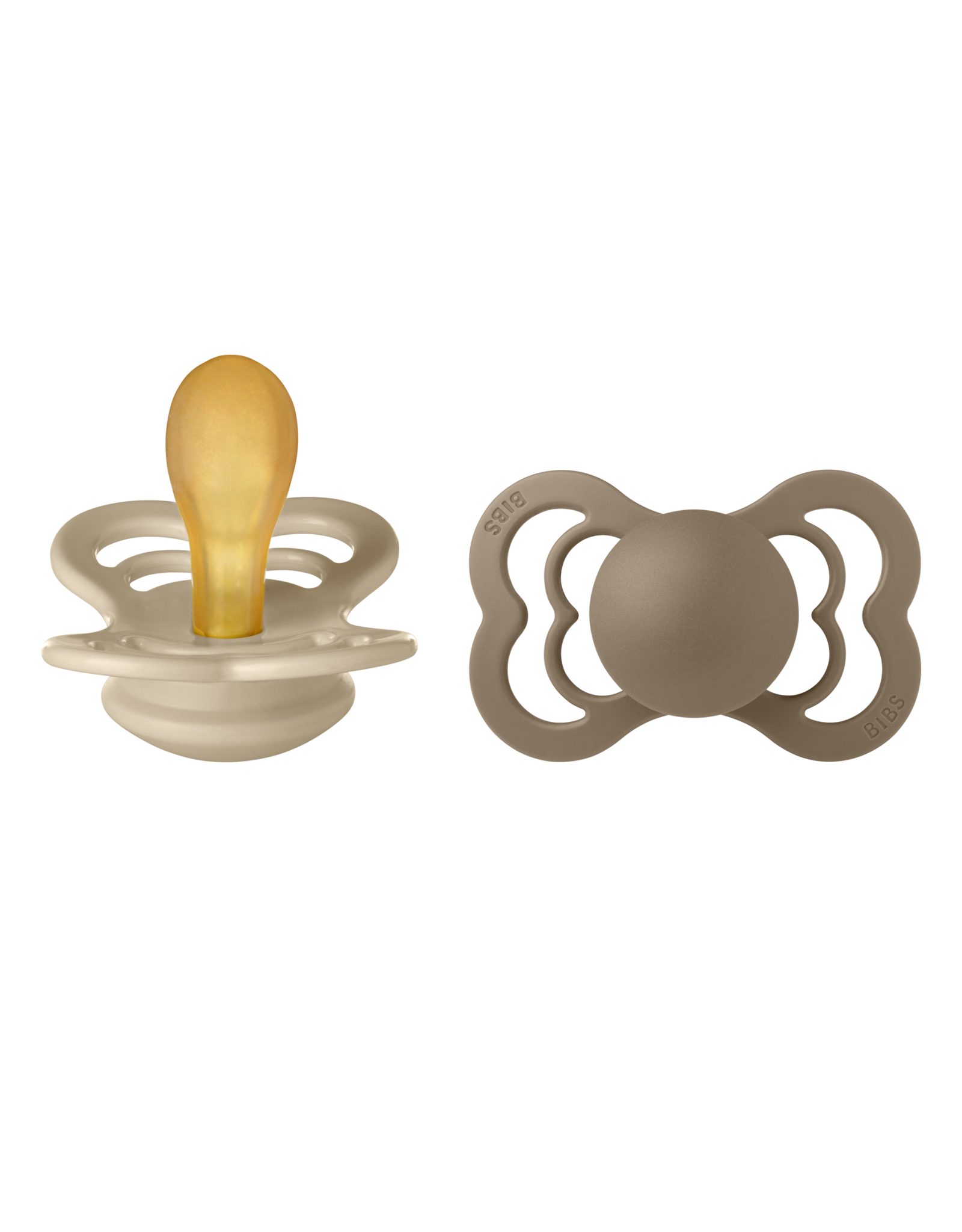 BIBS - Supreme 2-pack Vanilla/Dark Oak - latex - Bubbles & Bo
