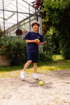 Jongens Oversized Shortsleeve BICKERQS242 van Quapi in de kleur Dark Blue in maat 122-128.