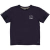 Jongens Oversized Shortsleeve BICKERQS242 van Quapi in de kleur Dark Blue in maat 122-128.