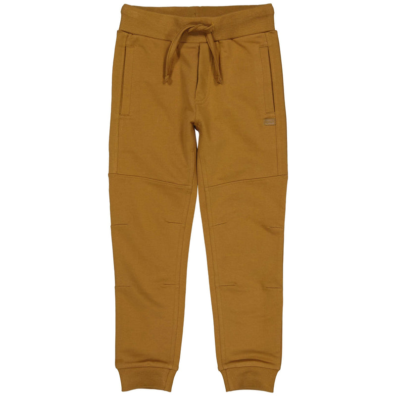 Jongens Sweatpants BJORNQS241 van Quapi in de kleur Brown in maat 122-128.