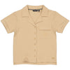 Jongens Shortsleeve Blouse BJORQS242 van Quapi in de kleur Sand in maat 122-128.