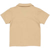 Jongens Shortsleeve Blouse BJORQS242 van Quapi in de kleur Sand in maat 122-128.