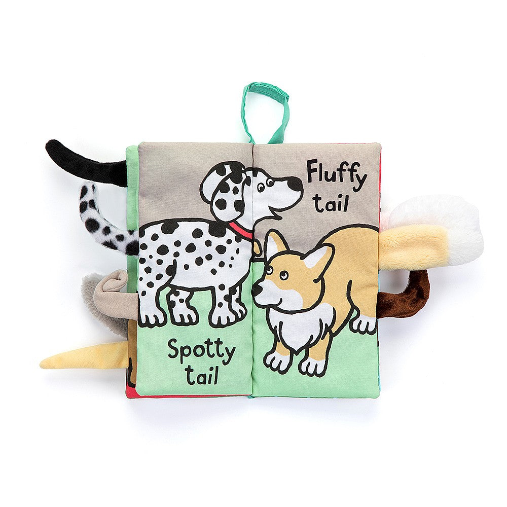 Jellycat Soft book Puppy Tails