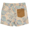 Meisjes Swimshort BLEONQS240 van Quapi in de kleur AOP Sand Leaves in maat 122-128.