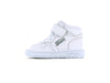Jongens Wit basket sneakertje van Shoesme in de kleur WHITE in maat 23.
