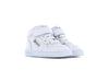 Jongens Wit basket sneakertje van Shoesme in de kleur WHITE in maat 23.
