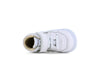 Jongens Wit basket sneakertje van Shoesme in de kleur WHITE in maat 23.