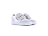 Meisjes Wit basket sneakertje van Shoesme in de kleur White Beige Pink in maat 22.