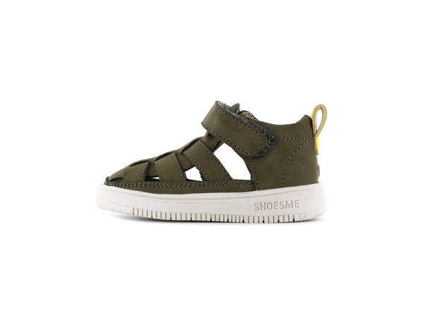 Shoesme dark green basket sandaal