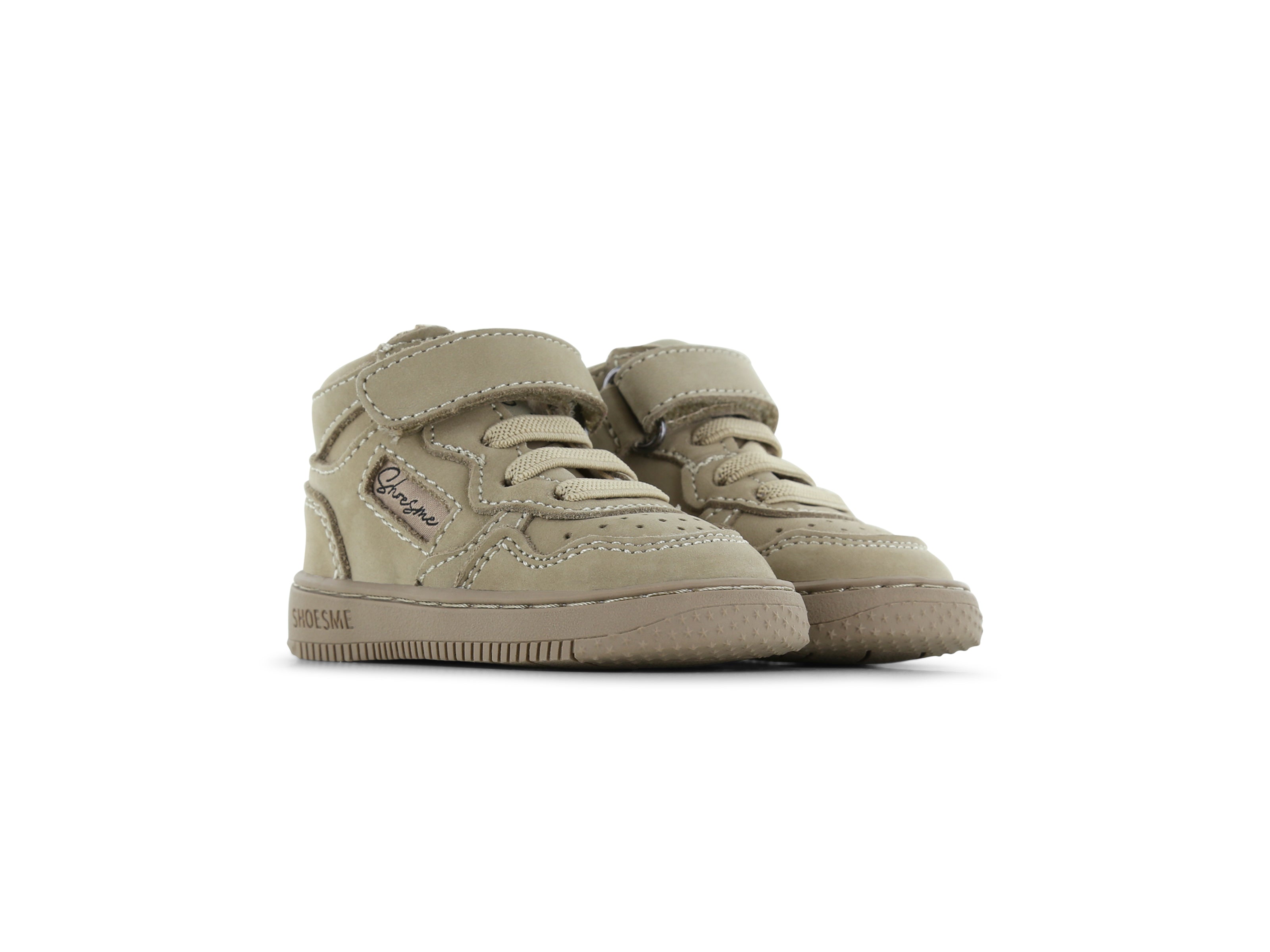 Shoesme taupe basket sneaker