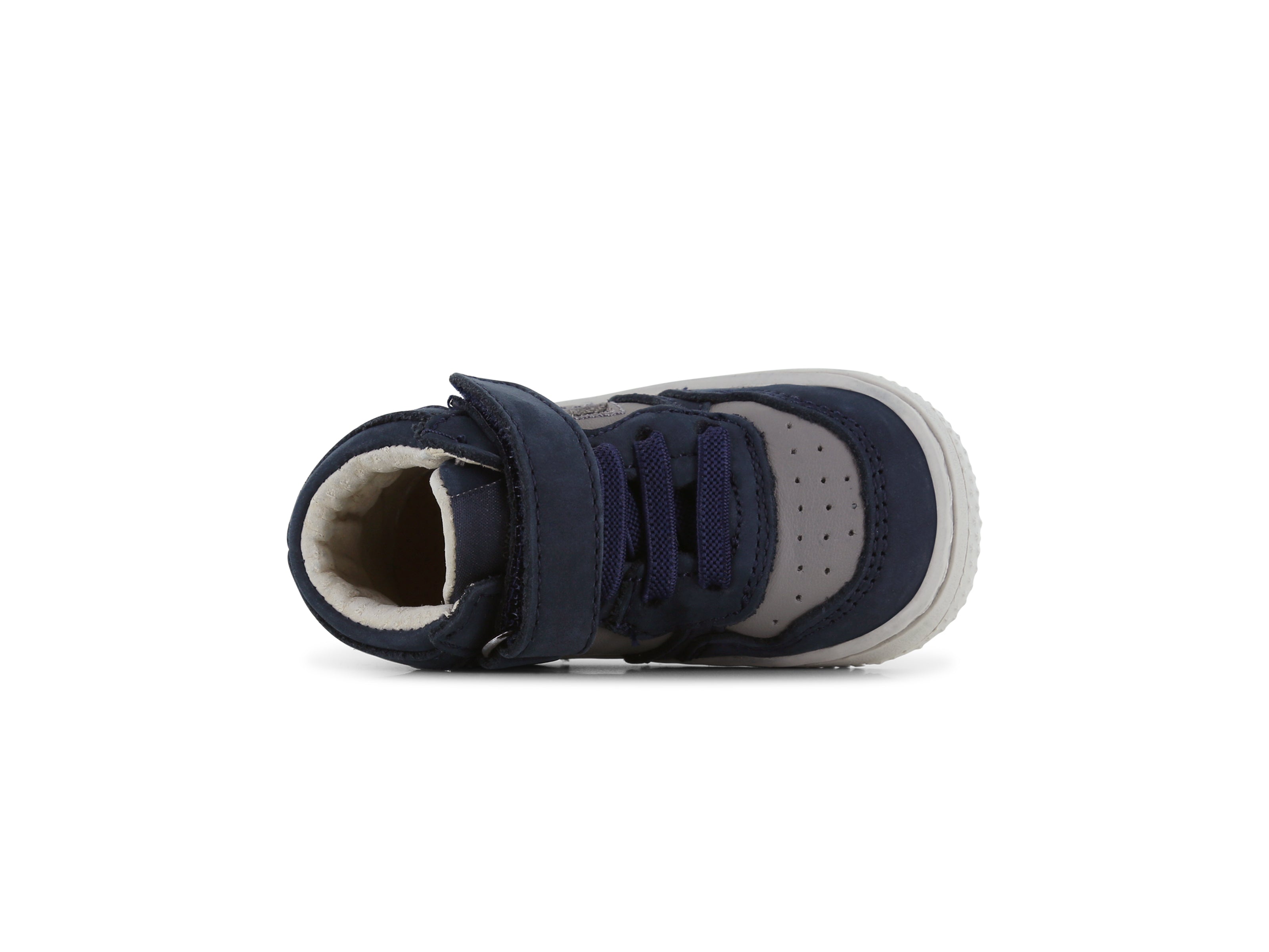 Shoesme blauw-grijze basket sneaker