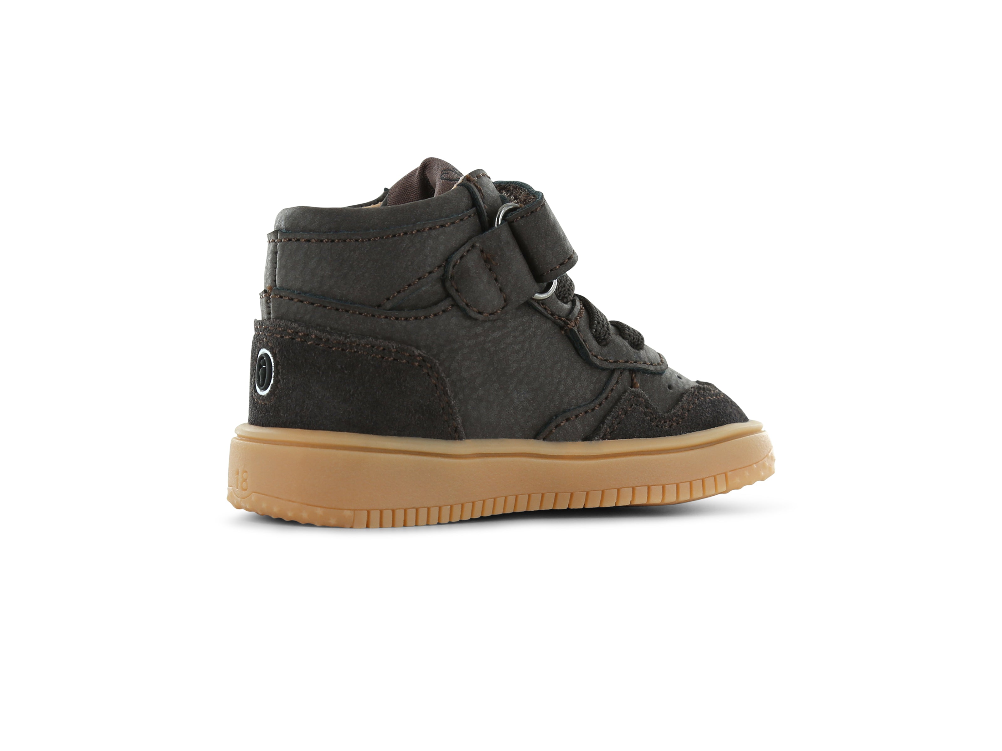 Shoesme donkerbruine basket sneaker