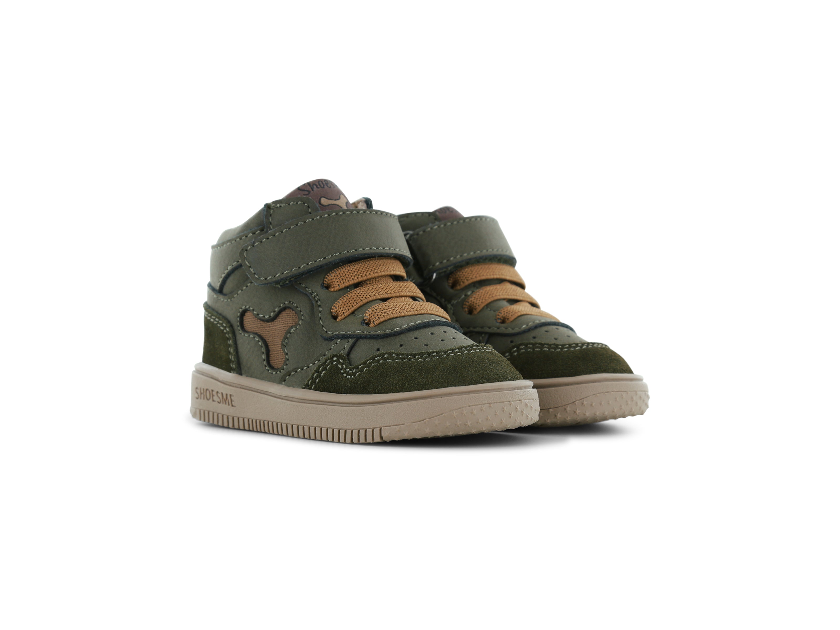 Shoesme groene basket sneaker