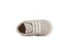 Jongens Suede sneaker met strepen van Shoesme in de kleur Taupe in maat 23.