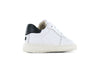 Shoesme Witte sneaker met zwarte strepen