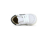 Shoesme Witte sneaker met zwarte strepen