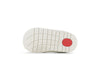 Shoesme Witte sneaker met zwarte strepen