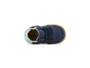 Jongens Blauwe sneaker met strepen van Shoesme in de kleur Blue in maat 23.