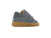 Jongens Grijze sneaker met witte strepen van Shoesme in de kleur Grey in maat 23.