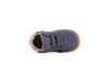 Meisjes Paarse sneaker met roze strepen van Shoesme in de kleur Purple Pink in maat 23.