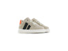Shoesme beige-black sneaker met strepen