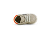 Shoesme beige-black sneaker met strepen