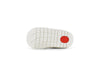 Shoesme beige-black sneaker met strepen