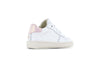 Shoesme wit - roze sneaker met strepen