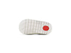 Shoesme wit - roze sneaker met strepen