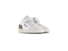 Shoesme wit - grey silver sneaker met panterprint