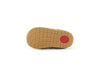Shoesme taupe sneaker met klittenband
