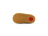 Shoesme taupe sneaker met strepen