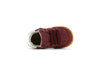 Shoesme bordeaux rode sneaker met strepen