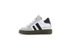 Shoesme beige wit zwarte sneaker met strepen